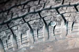 Nail In Tire Tread